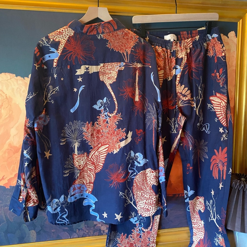 Las Surenas Linen/Cotton Button Down and Pant Set - Picture 7 of 7